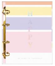 Fichário Universitário Cartonado Com Elástico Happy Tilibra