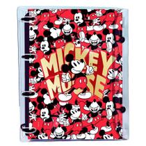 Fichário Universitário com capa em PVC Cristal Mickey-DAC