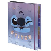 Fichario Universitario com Elastico Disney STITCH DAC