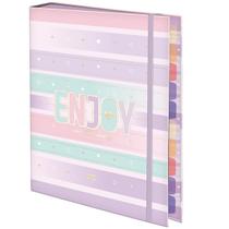 Fichario Universitario com Elastico ENJOY com 46 Folhas DAC Fichario Universitario com Elastico ENJOY com 46 Folhas DAC