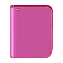 FICHARIO UNIVERSITARIO COM ZIPER DAC Vision Rosa + 48 Folhas