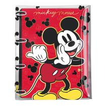 Fichário Universitário em PVC Cristal DAC com 144 Folhas decoradas Disney Mickey 4584 Fichário Universitário em PVC Cristal DAC com 144 Folhas decoradas Disney Mickey 4584