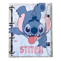 Fichário Universitário em PVC Cristal Stitch com 192 folhas DAC Fichário Universitário em PVC Cristal Stitch com 192 folhas DAC