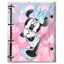 Fichário Universitário PCV Cristal Minnie Mouse - DAC Fichário Universitário PCV Cristal Minnie Mouse - DAC