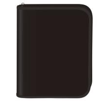 Fichário Universitário Preto com Zíper - Caderno Argolado DAC