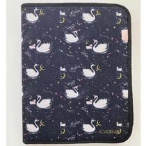 Fichário Universitário Tilibra Académie 4 Argolas - Nylon com Zíper e Alça Removível