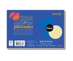 Fichas - Credeal - Pólen Pautado 50 Fl 4x6