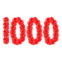 Fichas de bingo Regal Bingo 1000 unidades de plástico transparente transparente