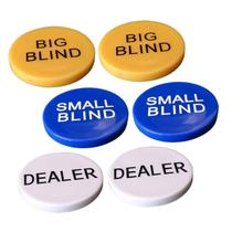 Fichas de jogo FELTECHELECTR Bingo Poker Gambling Tokens x2 sets