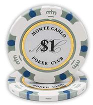 Fichas de Póker DA VINCI Monte Carlo Poker Club 14 g x50