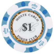 Fichas de pôquer Brybelly Monte Carlo Premium 14g (pacote com 50)