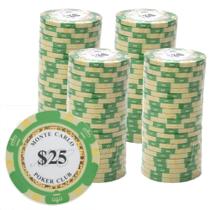 Fichas de pôquer Gamers Lounge Monte Carlo 14 g - 100 unidades