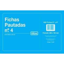Fichas Pautadas N 04 6 x 9 100 Fichas