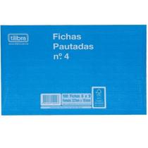 Fichas Pautadas Tilibra Nr. 4 6x9" 228x152mm 150g/m² Pct/ 100