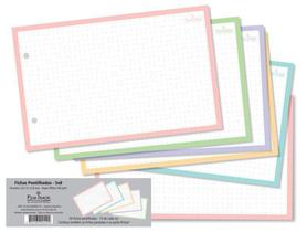 Fichas pontilhadas 5x8 fina ideia - 50 fichas Fichas pontilhadas 5x8 fina ideia - 50 fichas