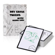 Fichas Reutilizáveis para Quadro Branco Newzela MTG 60 Cartas Fichas Reutilizáveis para Quadro Branco Newzela MTG 60 Cartas