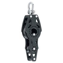 Fiddle Block Harken 40 mm Carbo Air com giro e suporte