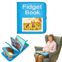 Fidget Book Fidget Blanket Demência Idosos de Alzheimer