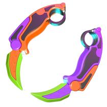 Fidget Claw Knife PETBSNVB, 2 peças de brinquedo de gravidade 3D para crianças e adultos