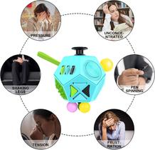 Fidget Cube, 12 lados Premium Quality Fidget Cube Anti Dez