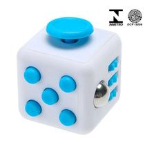 Fidget Cube Cubo ANTI STRESS AZUL/BRANCO Candide 2602