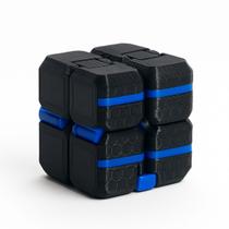 Fidget Cubo Infinito Anti Estresse 3d Relaxamento Preto Fidget Cubo Infinito Anti Estresse 3d Relaxamento Preto