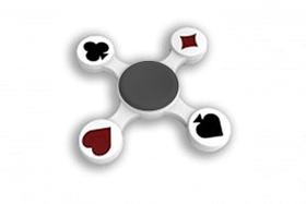 Fidget Hand Spinner - Naipes