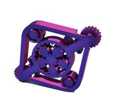 Fidget Helicoidal com Click e Engrenagens Spinner Anti Estresse Relaxante 3D Bicolor Fidget Helicoidal com Click e Engrenagens Spinner Anti Estresse Relaxante 3D Bicolor