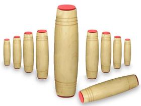 Fidget Mokuru Stick Bastao Roller Anti Stress Kit 10 Un