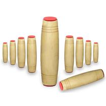 Fidget Mokuru Stick Bastao Roller Anti Stress Madeira Kit com 10 Unidades (bsl-gira-4 mokuru kit-10)