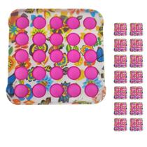 Fidget Pop it Kit 36 Uni Aniversario Lembrancinha Decoraçao Festa Infantil Bubble