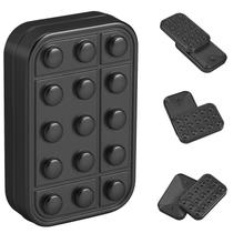 Fidget Slider Metal Magnetic Finger Haptic EDC para adultos preto