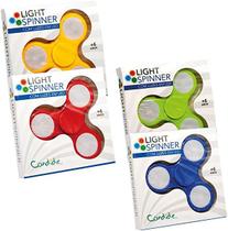 Fidget Spinner Com Luzes Em Led - Brinquedo Anti stress da Candide Ref 2605