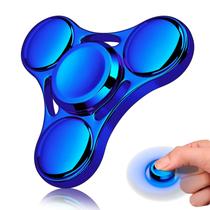 Fidget Spinner De Metal Para Adultos E Crianças Com Autismo E TDAH, Brinquedo Antiestresse EDC