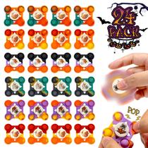 Fidget Spinners ASPULU Halloween, 24 unidades para crianças com chaveiro