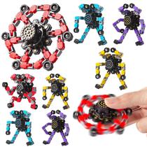 Fidget Spinners Gokeey Transformáveis - Kit com 8 Peças para Crianças e Adultos