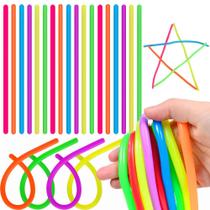 Fidget Strings Sensoriais Elásticas - Pacote com 100 Unidades