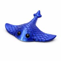 Fidget Toy Arraia Flexível Brinquedo p/ TEA/TDAH Anti-Stress Cor:Branco