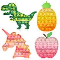 Fidget Toy ASONA - Pop It Unicórnio e Dinossauro para Crianças e Adultos