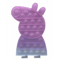 Fidget Toy Bubble Pop It Peppa Pig Muda De Cor Na Luz Solar