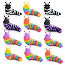 Fidget Toy Cevioce Fidget Slug 12 unidades para crianças a partir de 3 anos para alívio do estresse