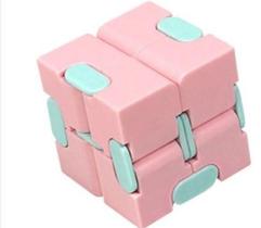 Fidget Toy Cubo Infinito Infinity Cube Antistress Rosa