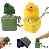 Fidget Toy Frog Croaking & Quacking Duck com luzes coloridas