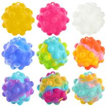 Fidget Toy Genuvi Pop Fidget Toys Ball, 9 peças com lembrancinhas Fidget Toy Genuvi Pop Fidget Toys Ball, 9 peças com lembrancinhas