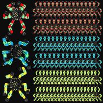 Fidget Toy Junkin Transformable Chain Robot Finger 100 unidades