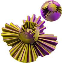 Fidget Toy TIMCHESS Gear Ball Gearsphere Spiral Cone roxo