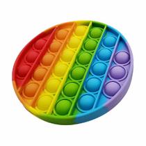 Fidget Toys Brinquedo De Apertar Anti-Stress Alívio Estresse Push Bubble Rainbow