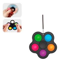 Fidget Toys Hand Spinner Antistress Pop It Bolha Colorido