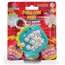 Fidget TOYS POP IT Eletronico LUZ e Som Chaveiro Dino Polibrinq JB01