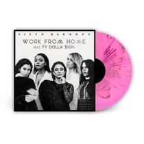 Fifth Harmony -LP Work From Home Limitado Rosa Splatter Vinil - misturapop
